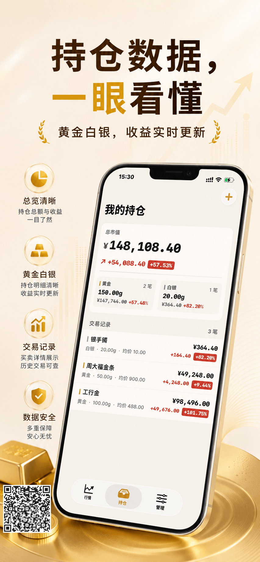 掌上金价宣传海报四